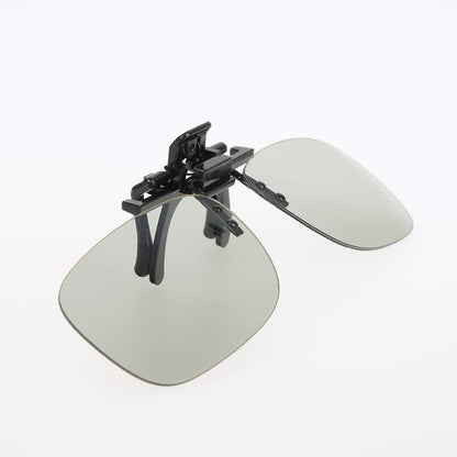 Clip On type Passive Circular 3D Glasses Clip for LG 3D TV Cinema Film 3D Glasses Hanging Frame Myopia Glasses Stereo Clip - NATASHAHS