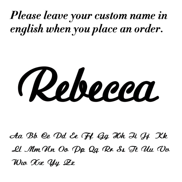 Custom Name Necklace Personalized Steel Color Stainless Steel Necklaces For Women Man Customized Jewelry - NATASHAHS