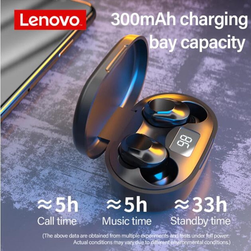 Original Lenovo XT91 TWS Earphone Wireless Bluetooth Headphones with Control Gaming Headset Stereo bass With Mic Noise Reduction - NATASHAHS