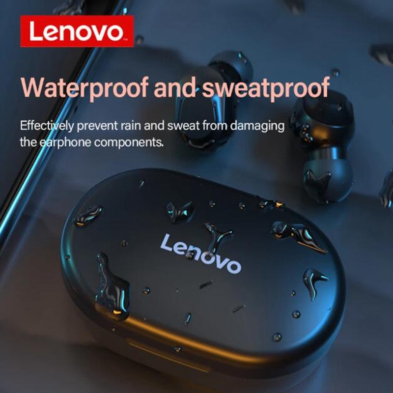 Original Lenovo XT91 TWS Earphone Wireless Bluetooth Headphones with Control Gaming Headset Stereo bass With Mic Noise Reduction - NATASHAHS