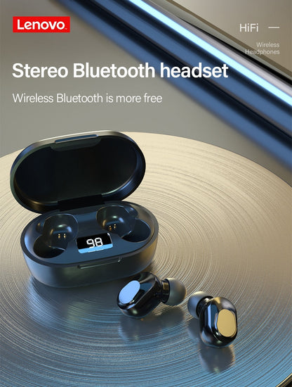 Original Lenovo XT91 TWS Earphone Wireless Bluetooth Headphones with Control Gaming Headset Stereo bass With Mic Noise Reduction - NATASHAHS