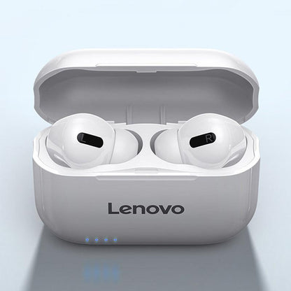 Lenovo LP1S Bluetooth Earphone HD Stereo noise cancelling Wireless Headset Sports TWS Earbuds HiFi With Mic Wireless earbuds - NATASHAHS