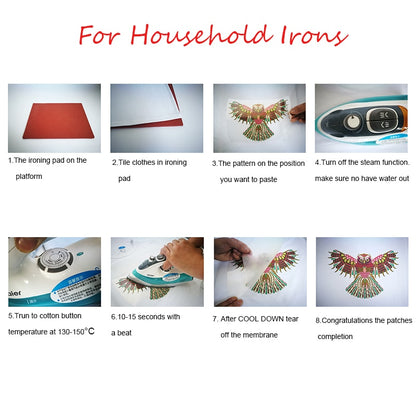 Iron On Patches for Clothing Fashion Girl Thermal Sticker On Clothes DIY A-level Washable Beauty Girl Patches Clothes Appliqued - NATASHAHS