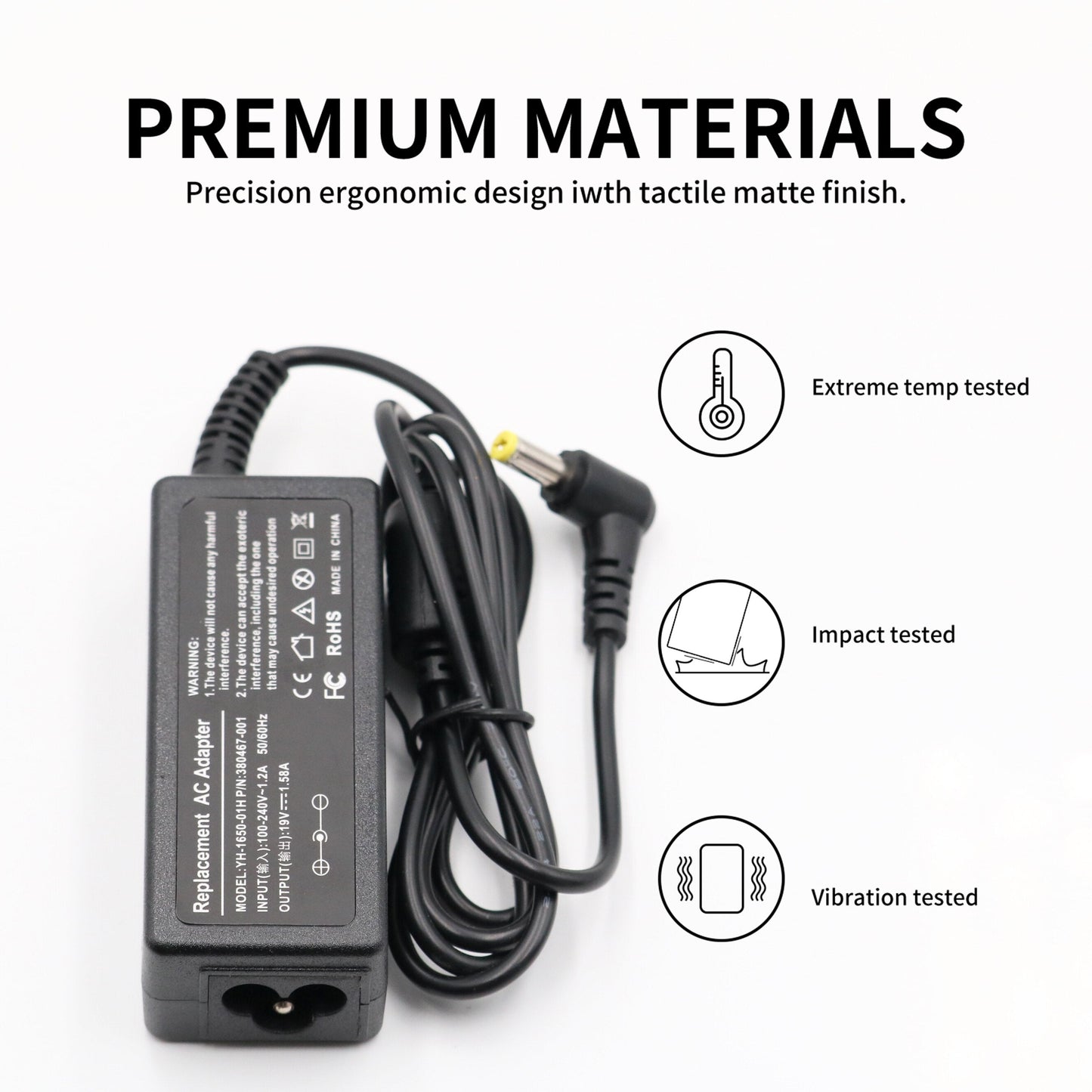 19V 1.58A Battery Charger for Acer Aspire One AOA 10.1" Mini Laptop PA-1300-04 ZG5 D150 D250 KAV10 KAV60 AC Adapter Power Supply - NATASHAHS