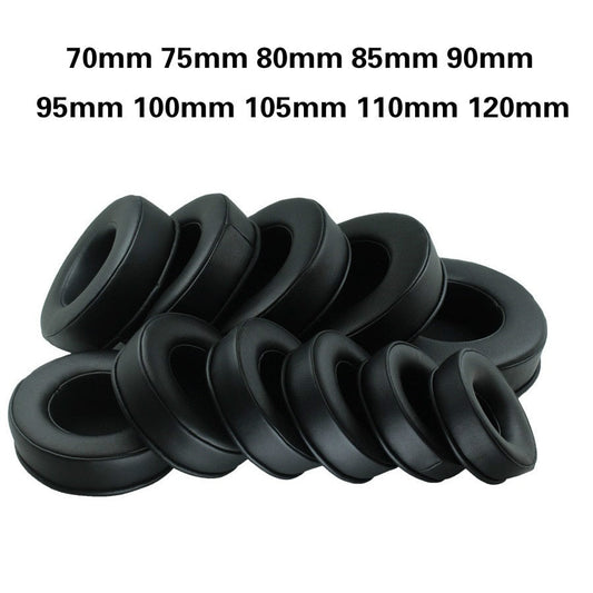 70mm 100mm 120mm Round Replacement Earpads Soft Memory Foam Ear Pads Cushions Quality  EarPads for Sony for AKG for Sennheiser