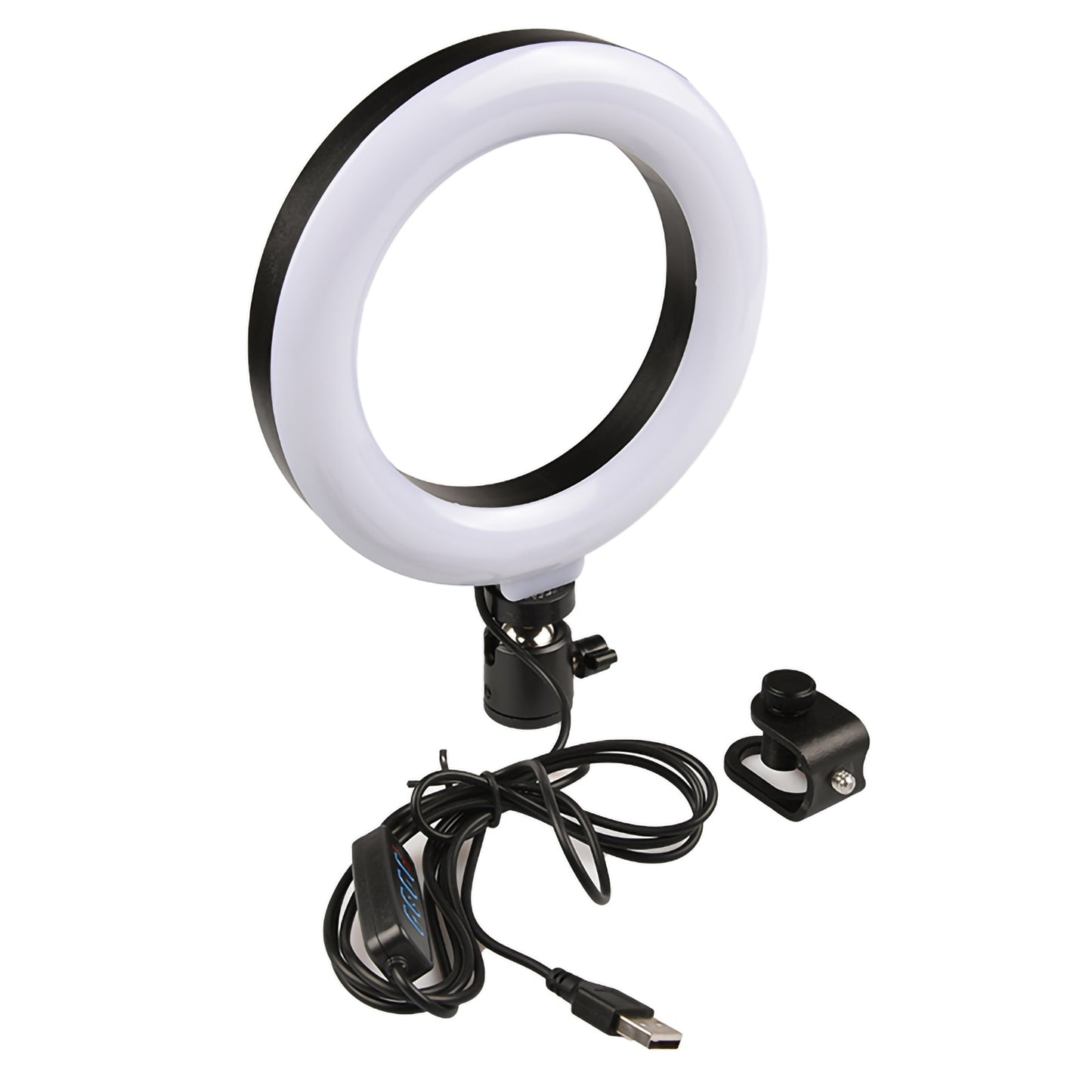6inch Led Ring Light For Video Conference 10 Light Modes Selfie Ring Light Video Recording To Make TikTok Youtube Ringlight - NATASHAHS