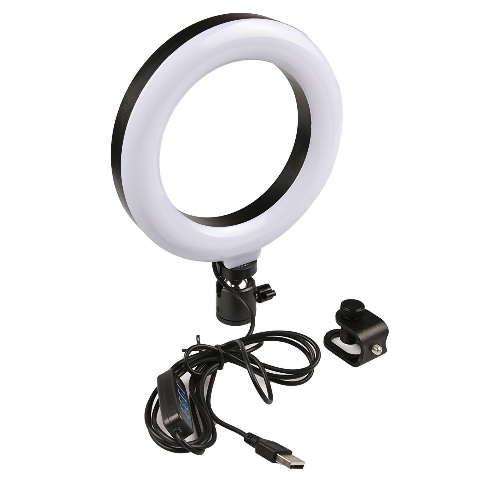 6inch Led Ring Light For Video Conference 10 Light Modes Selfie Ring Light Video Recording To Make TikTok Youtube Ringlight - NATASHAHS