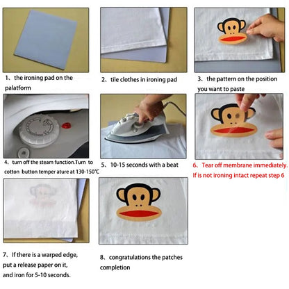 Multicolor Lips Patches For Clothes Heat Transfer Thermal Stickers DIY Washable T-Shirts Iron On Transfer Girls Lips Patch - NATASHAHS