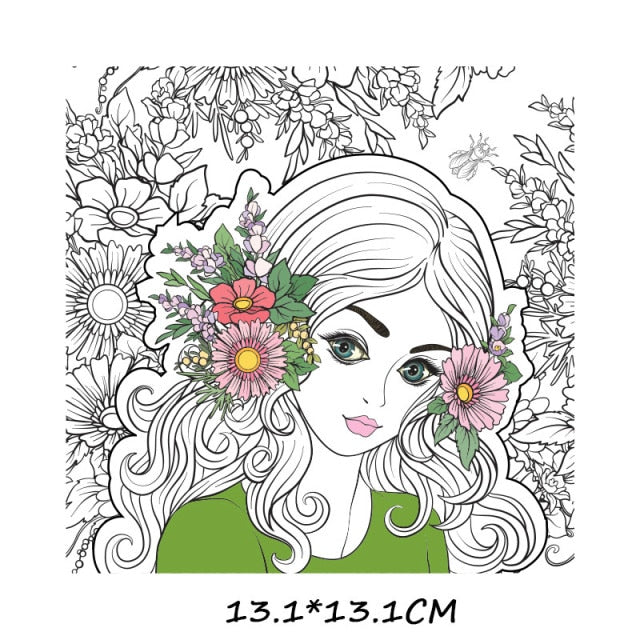 Iron on Transfer for Clothing Thermoadhesive Patches for Jackets Fashion Sticker DIY Car Patch Textile Vinyl Stripes Appliques A - NATASHAHS