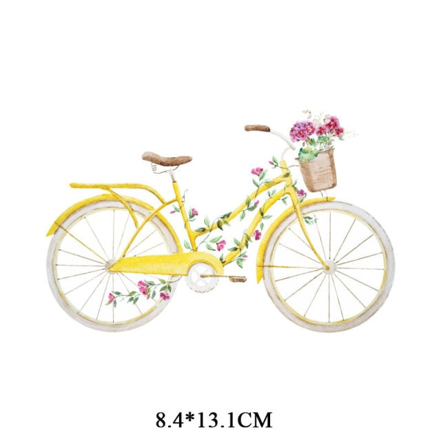 Iron on Transfer for Clothing Thermoadhesive Patches for Jackets Fashion Sticker DIY Car Patch Textile Vinyl Stripes Appliques A - NATASHAHS