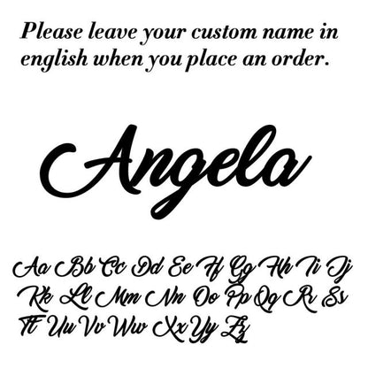 Custom Name Necklace Personalized Steel Color Stainless Steel Necklaces For Women Man Customized Jewelry - NATASHAHS