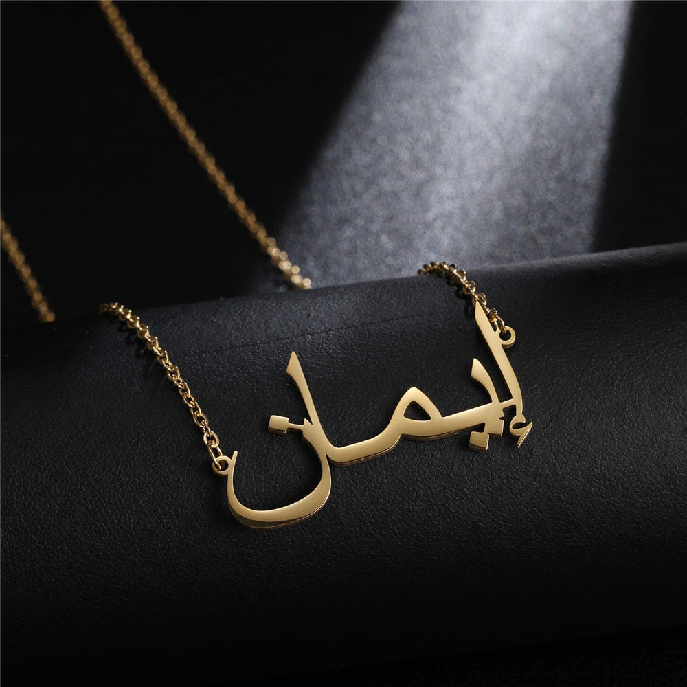 Personalized Name Necklace with a stethoscope For Women Men Gold Silver Chain Lovers - NATASHAHS