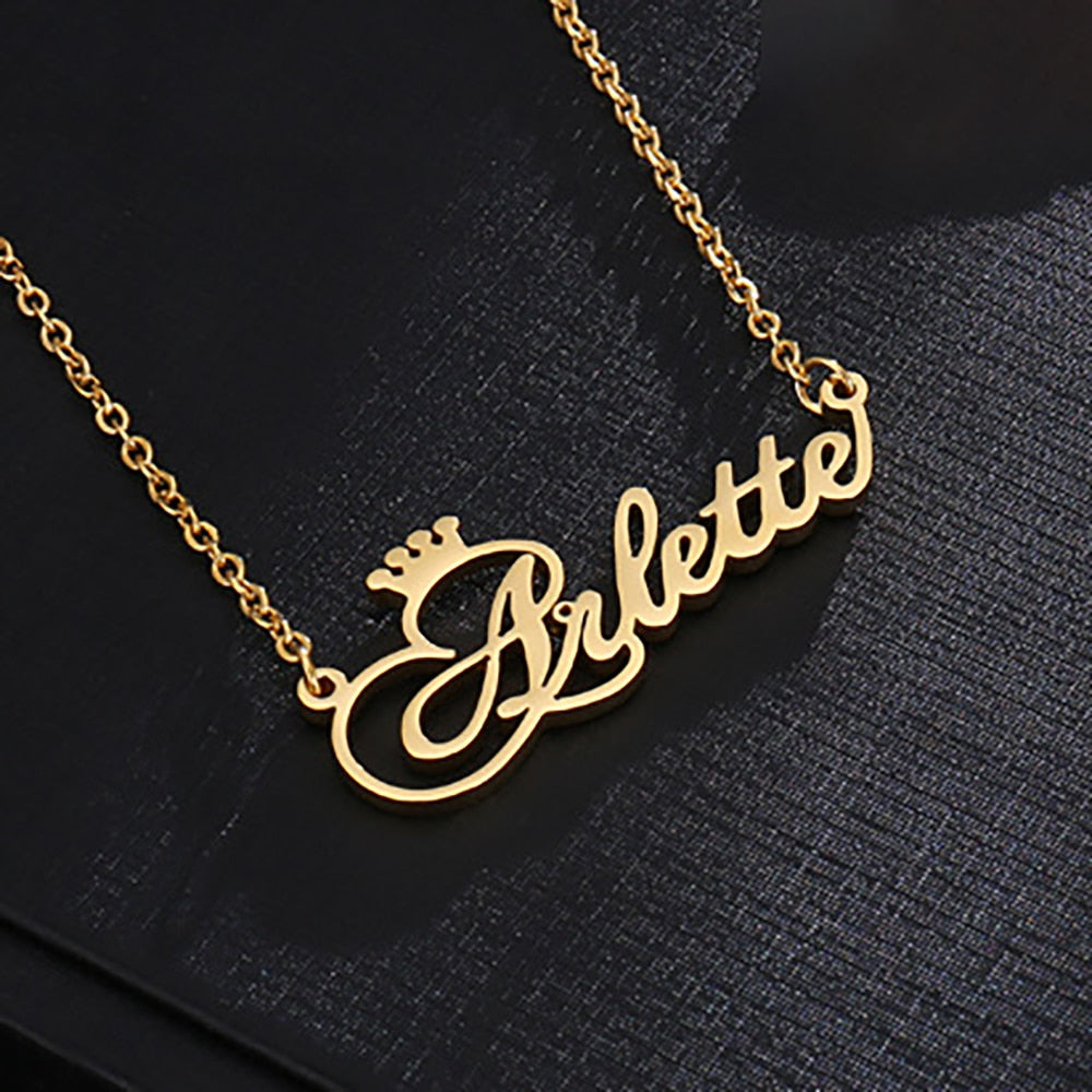 Personalized Name Necklace with a stethoscope For Women Men Gold Silver Chain Lovers - NATASHAHS