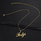 Personalized Name Necklace in Italics font For Women Men Gold Silver Chain Lovers - NATASHAHS