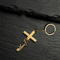 Customized Personalized Name Pendant Keychain Custom Lovers Name Text Key Chain Stainless Steel Jewelry for Women Men Keyring - NATASHAHS