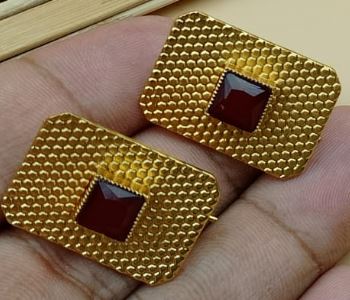 Square flat earrings - NATASHAHS