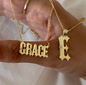 Custom Solar Beam Name Necklaces For Women Men Kid Gifts Unique Jewelry Stainless Steel Engraved Gold Color Sunlight Necklac - NATASHAHS