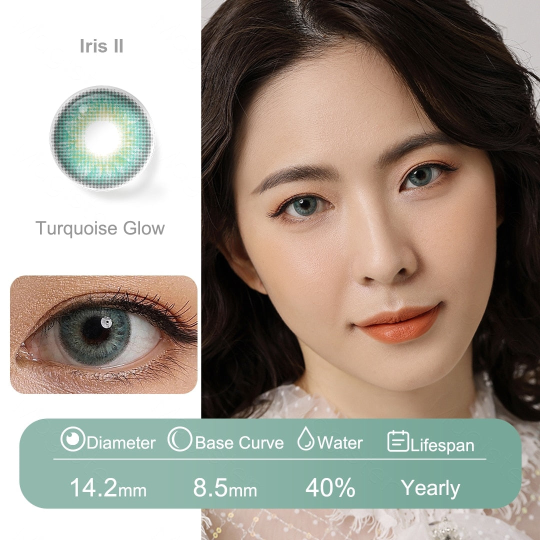 Magister colored lenses Yearly use Color contact lenses Gray Lenses 1 Pair colored pupilentes for eyes